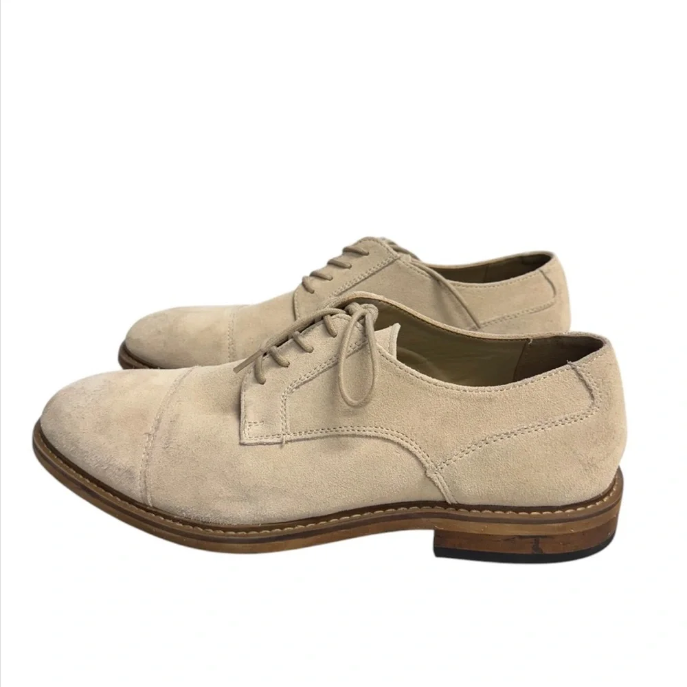 Nordstrom Rack Men’s Kamden Cap Toe Suede Derby Dress Shoe Size 10.5M